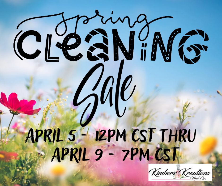 Spring Cleaning Sale